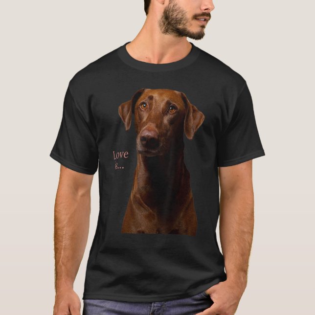 Camiseta Labrador de chocolate recuperador Lab Tee Dog Mamá (Anverso)