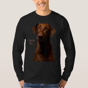 Camiseta Labrador de chocolate recuperador Lab Tee Dog Mamá