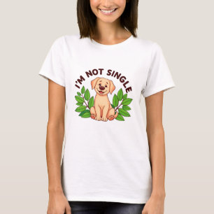 Camiseta Labrador de Dibujos Animados Sonriendo