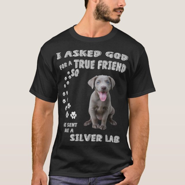 Camiseta Labrador de perro cita a mamá papá imprimir, lindo (Anverso)