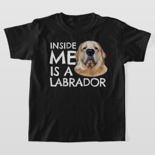 Camiseta Labrador Dentro De Mí Ropa Niños Graciosos Labby G