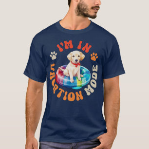 Camiseta Labrador Dog Vacation Mode 1