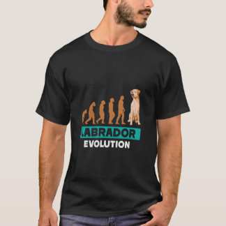 Camiseta LABRADOR EVOLUCIÓN Labrador recuperar perro gracio
