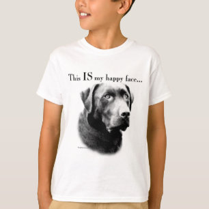 Camiseta Labrador feliz cara