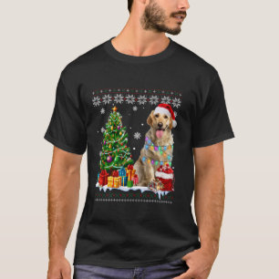 Camiseta Labrador feo recuperador perro Santa Hat Navidades