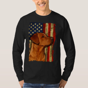 Camiseta Labrador Foxred Recuperar Bandera Uu Fox Red