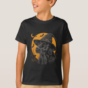 Camiseta Labrador Halloween Divertido Perro Negro Lindo Lab