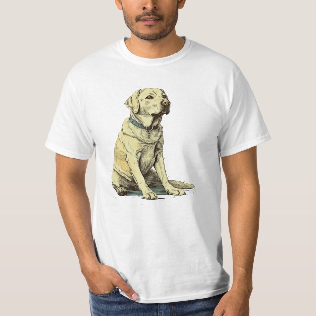 Camiseta Labrador Love Apparel: Vintage (Anverso)