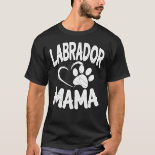 Camiseta Labrador Mama Breeder Dog Lab La Madre Dueña Face