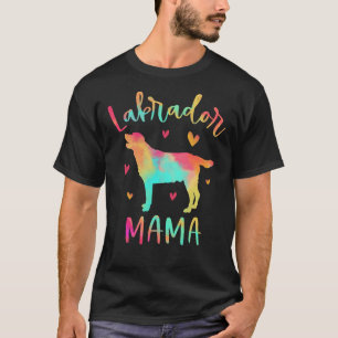 Camiseta Labrador Mama Colorful Labrador