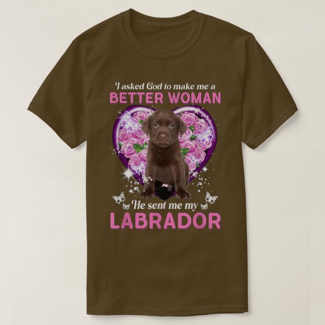 Camiseta Labrador Mamá madre dueña del amante del perro fel (Diseño del anverso)