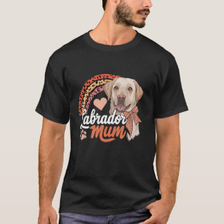 Camiseta Labrador Mamá Mamá Perro Mamá Madre Leopardo Arcoi