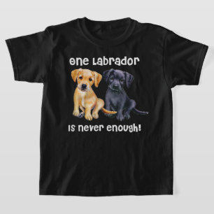 Camiseta Labrador Mascota Perro Gracioso regalo negro amari