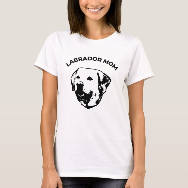 Camiseta Labrador Mom (Anverso)