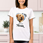 Camiseta Labrador MOM Personalizado Mascota de Perros<br><div class="desc">Labrador Mamá... Sorprende a tu perra mamá favorita este día de la madre, a los Navidades o su cumpleaños con esta camiseta de fotos de personalizado mascota super adorable. Personalizar esta camiseta de mamá perro con las fotos favoritas de tu perro, y nombre. ¡Esta camisa de mamá de perro es...</div>