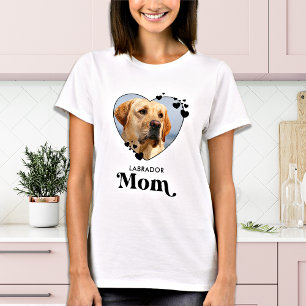 Camiseta Labrador MOM Personalizado Mascota de Perros
