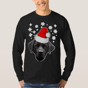 Camiseta Labrador Navidades Laboratorio Negro En Santa Sede