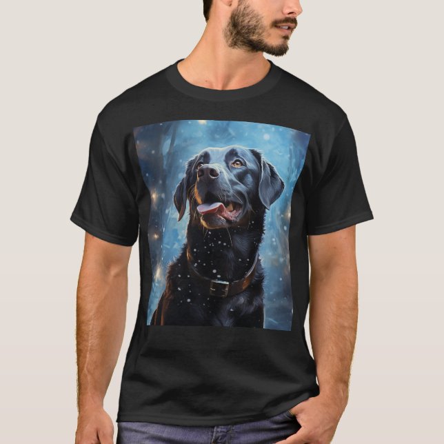 Camiseta Labrador negro (Anverso)