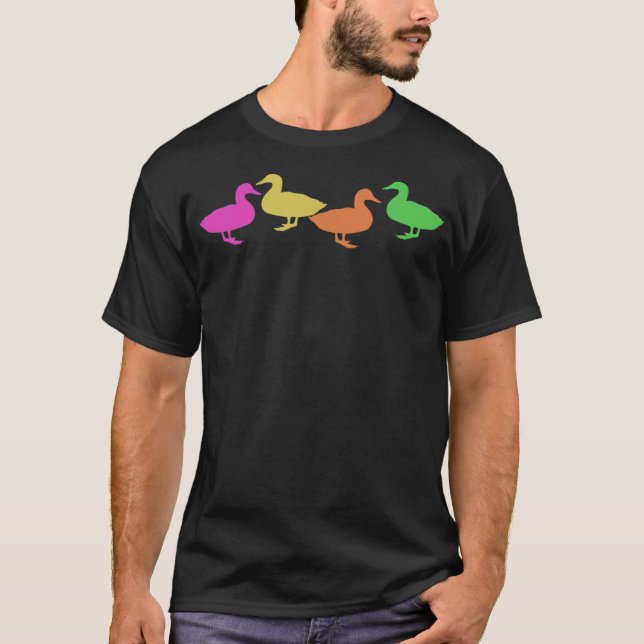 Camiseta Labrador negro de pato (Anverso)
