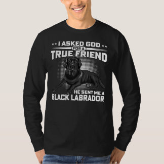 Camiseta Labrador negro, dueño de perro recuperador, le ped