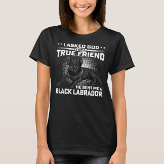 Camiseta Labrador negro, dueño de perro recuperador, le ped