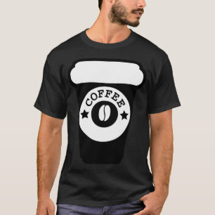 Camiseta labrador negro fresco de café