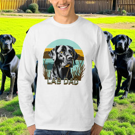 Camiseta Labrador negro | Lab Dad