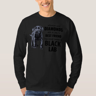 Camiseta Labrador negro recuperador de laboratorio de perro