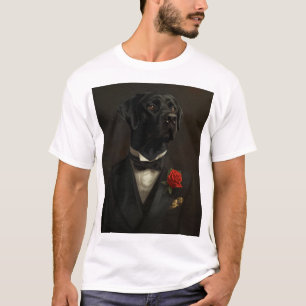 Camiseta Labrador negro recuperador padrino T-Shirt