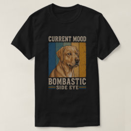 Camiseta Labrador Ojo Lateral Bombástico Diseño Retro Diver