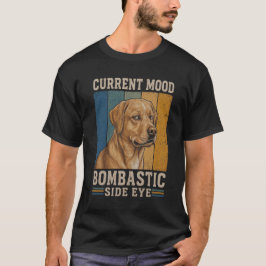 Camiseta Labrador Ojo Lateral Bombástico Diseño Retro Diver