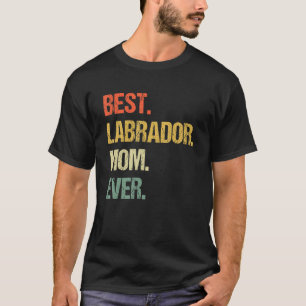 Camiseta Labrador Para Hombres Mamá Black Lab Amarillo Labr