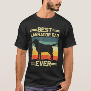 Camiseta Labrador para papá Black Lab Labrador amarillo Rec