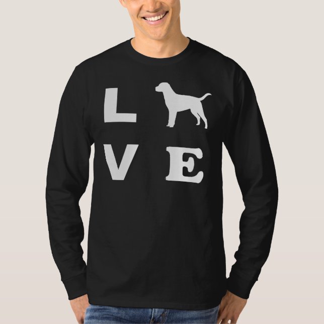 Camiseta Labrador Perro Amor (Anverso)