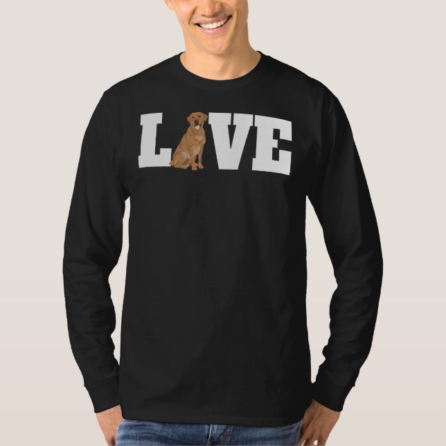 Camiseta Labrador Perro Amor 245 (Anverso)