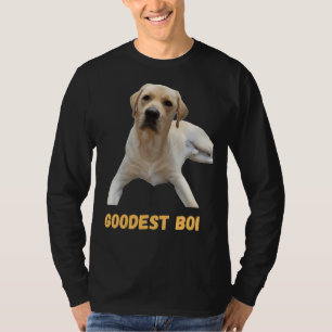 Camiseta Labrador perro lindo perro bueno chico malo B