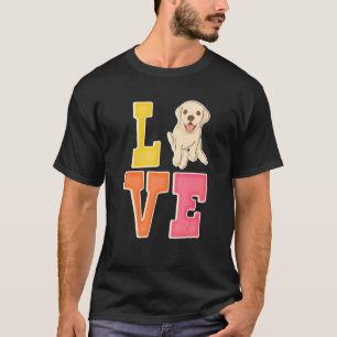 Camiseta Labrador perro perro lindo perros adoran gráfico