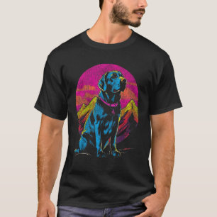 Camiseta Labrador Perro Pop Arte Para Los Amantes Del Perro