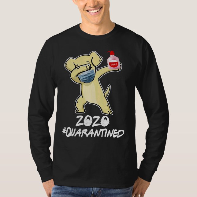 Camiseta Labrador Perro recuperador máscara facial diseño d (Anverso)