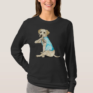 Camiseta Labrador recuperador amo a mamá Tattoos