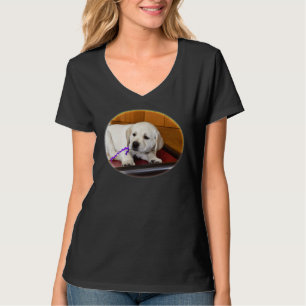 Camiseta Labrador Recuperador Cachorro despertando