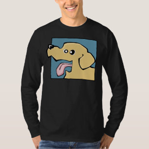 Camiseta Labrador recuperador cara amarilla amarillo bg ama