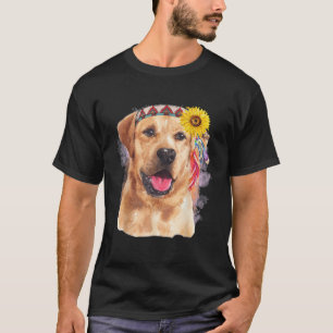 Camiseta Labrador Recuperador con dirección S de girasol