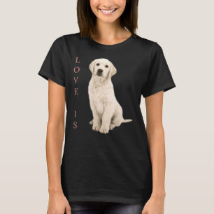 Camiseta Labrador Recuperador de Labrador White Lab Dog Mom