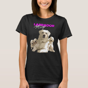 Camiseta Labrador recuperador de mamá perro Labrador recupe