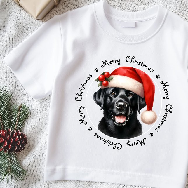 Camiseta Labrador recuperador de Navidades de la familia Cu (Subido por el creador)