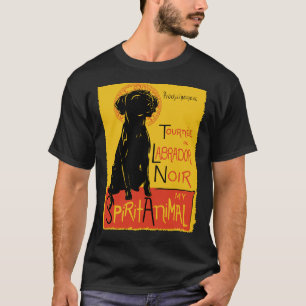 Camiseta Labrador recuperador de perro lindo chat Noir Mash