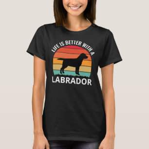 Camiseta Labrador recuperador de perros Laboratorio Retro d