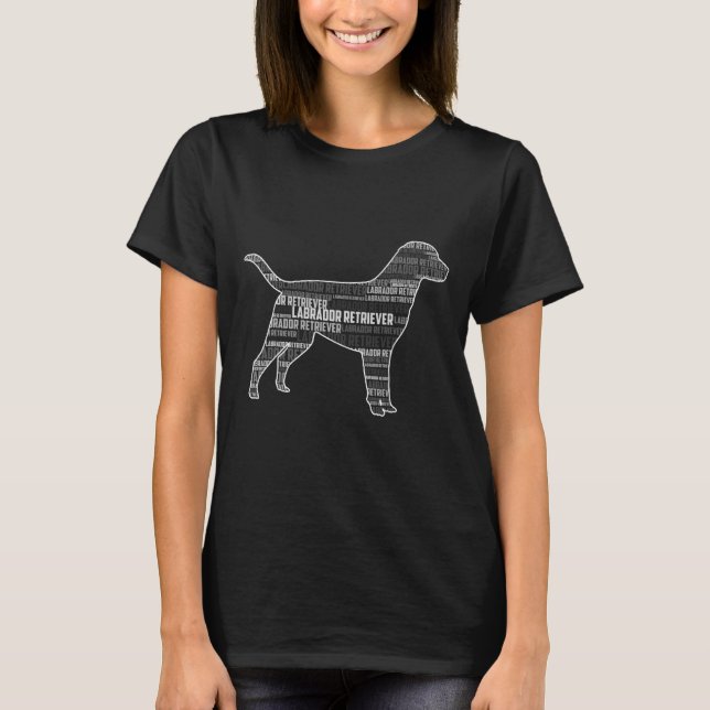 Camiseta Labrador recuperador de perros y dueños de perros (Anverso)