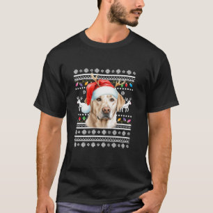 Camiseta Labrador recuperador de Santa Navidades alumbra am